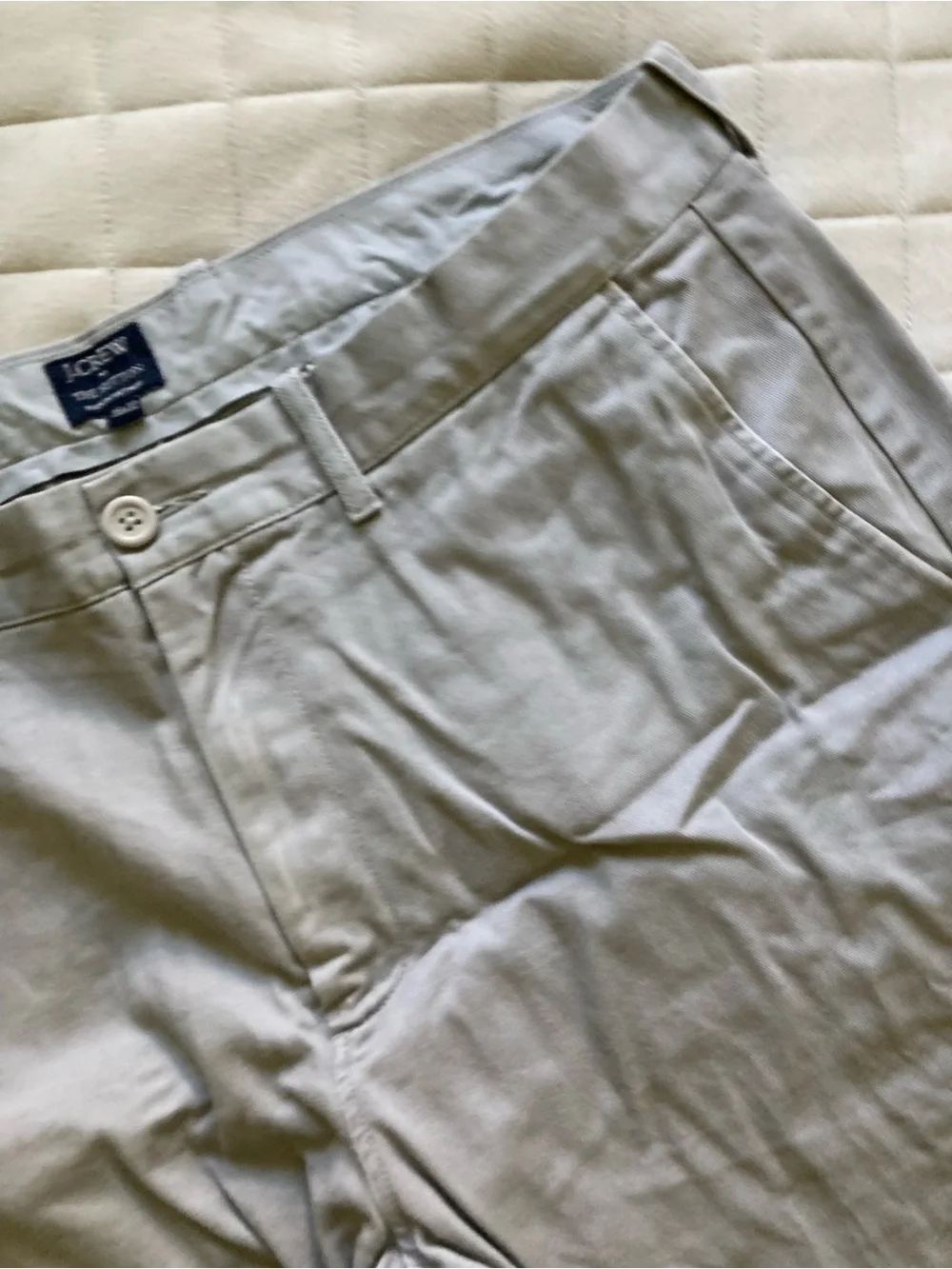 J. Crew Men's Light Gray Chinos